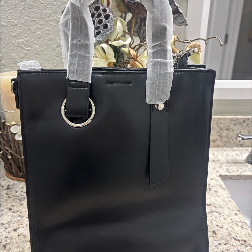 Elegant Black Tote Bag